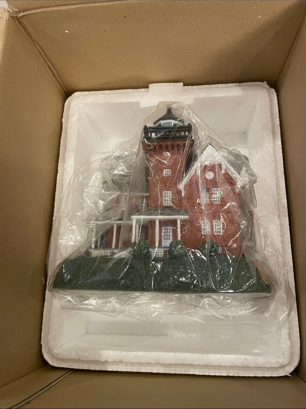Harbour Lights Sea Girt Red Brick Lighthouse Decorative Figurine